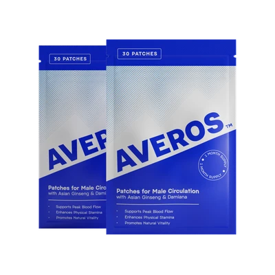 Deux boîtes Averos Patches