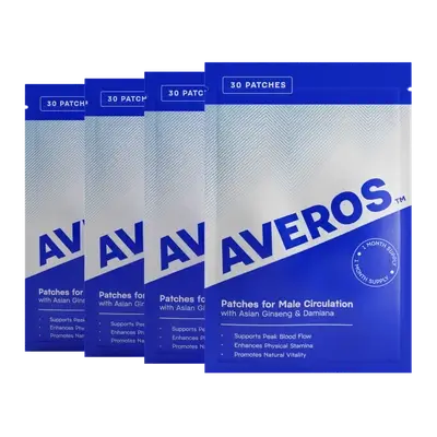 Quatre boîtes Averos Patches